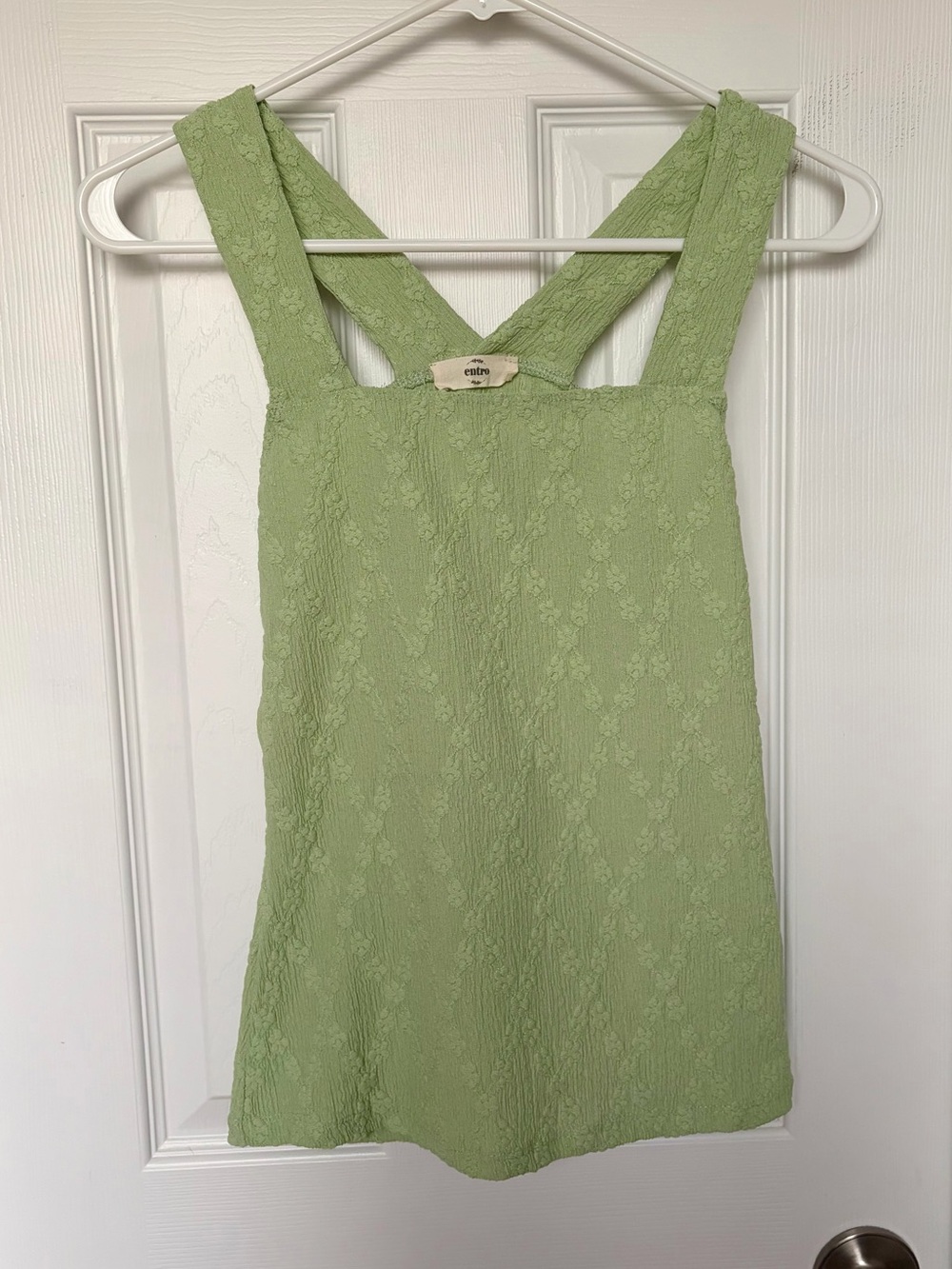 Light Green Lace Pinafore Tank
